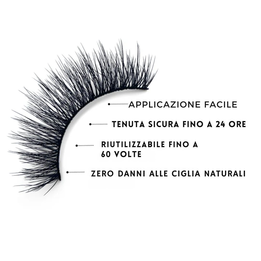Ciglia Magnetiche Peli Naturali